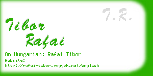 tibor rafai business card